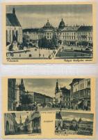 Magyar képeslap gyűjtemény, 166 db 1940 körüli nagyrészt használatlan képeslap, albumban / Hungary p...