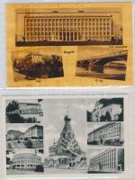 Magyar képeslap gyűjtemény, 166 db 1940 körüli nagyrészt használatlan képeslap, albumban / Hungary p...