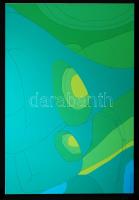 Kis-Tóth Zalán: Horgászok. Digiprint, vászon, jelzett, 76×51 cm