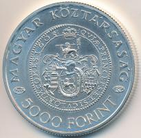 2005. 5000Ft Ag "Bocskai István" T:BU Tanúsítvánnyal! kis ujjlenyomat
