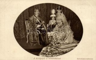 2 db RÉGI motívumlap; uralkodó (IV. Károly, Zita, ottó) / 2 old motive cards; royalty (Charles IV, Zita, Otto)