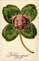 23 db RÉGI motívumlap; üdvözlő (karácsony, újév), gyerek / 23 old motive cards; greeting (Christmas,...