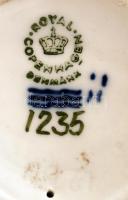 Royal Coppenhagen seregély, kézzel festett, jelzett, restaurált, m:13 cm / Royal Coppenhagen bird, r...