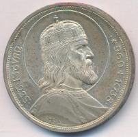 1938. 5P Ag "Szent István" T:2 Adamo P8.1
