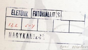 cca 1980 Gebhardt György (1910-1993): Őszi motívumok, aláírt, feliratozott vintage fotóművészeti alk...