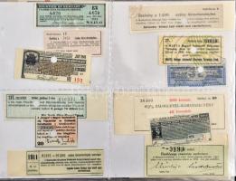 145db-os magyar és külföldi szelvény tétel T:vegyes