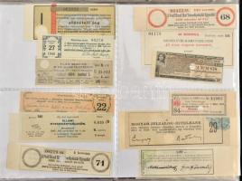 145db-os magyar és külföldi szelvény tétel T:vegyes