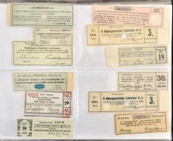 145db-os magyar és külföldi szelvény tétel T:vegyes