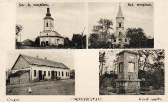 Csengerújfalu mit Kriegerdenkmal