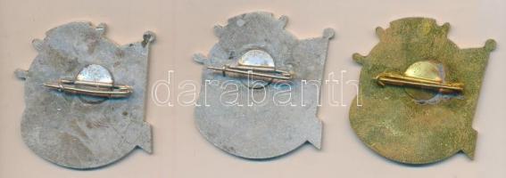 ~1970-1980. "MHRT (Magyar Hajózási Részvénytársaság) Törzsgárda" zománcozott fém jelvényei...