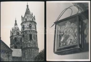 12 db fotó nagyrészt olaszországi, kisebb részt francia helyszínekről (Verona, Avignon, stb.), hátul...