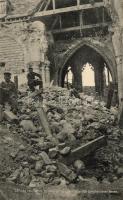 Cernay-les-Reims, destroyed church interior, Nr. 792. (EK)