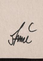 Szász jelzéssel: Arc. Vegyes technika, karton, 28×17 cm