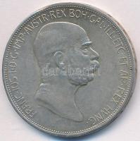 Ausztria 1909. 5K Ag "Ferenc József" T:2 Austria 1909. 5 Corona Ag "Franz Joseph" C:XF