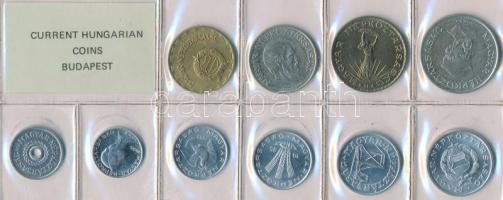 1985. 2f-20Ft 10db klf érmés forgalmi sor fóliatokban T:1