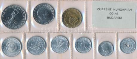 1981. 2f-10Ft 9db klf érmés forgalmi sor fóliatokban T:1