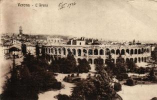 Verona, L'Arena / the arena (from postcard booklet) (fa)