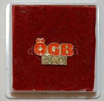 Ausztria 1962. "Kammer für Arbeiter.." 40éves szolgálati érdemérem, Franz Schneider nevére...