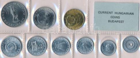 1978. 2f-10Ft 9db klf érmés forgalmi sor fóliatokban T:1