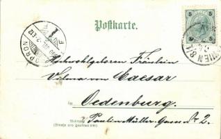 6 db századfordulós romantikus, ill. zsáner képeslap /  6 romantic, idyllic postcards from 1900