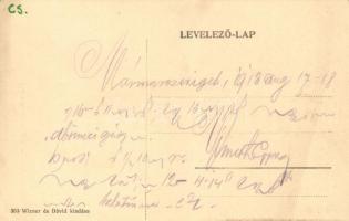 Máramarossziget, Református templom; Wizner és Dávid kiadása / Calvinist church