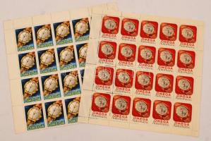 1950 2 db Omega automatic levélzáró 4x5-ös ív