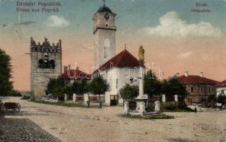 Poprád, Fő tér / main square (Rb)