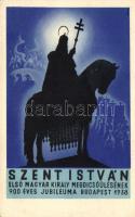 1938 Szent István, első magyar királyi megdicsőülésének 900 éves jubileuma, Budapest So. Stpl