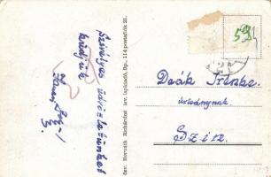 Szendrő, Földmívesszövetkezet, katolikus templom, strand, kiadja özv. Horváth Richárdné (EK)