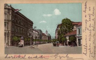 Miskolc, Városháza tér, Rosenvasser üzlete; kiadja Balla Bertalan (EK)