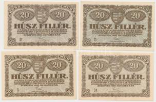 1920. 20f (4x) T:I,I-