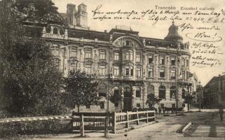 Trencsén, Trencín; Erzsébet szálloda, kiadja Gansel Lipót / hotel