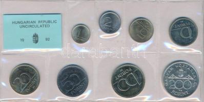 1992. 1Ft-200Ft 8db klf, forgalmi szettben T:1