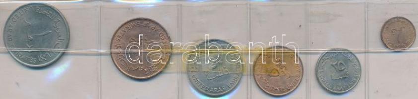 Egyesült Arab Emirátusok 1973. 1f-1D (6xklf) T:2 United Arab Emirates 1973. 1 Fils - 1 Dirham (6xdiff) C:XF