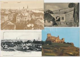 Kb. 300 db VEGYES magyar városképes lap reprintekkel / Approx. 300 mixed Hungarian town-view postcar...