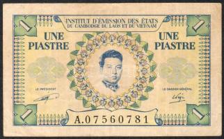 Francia Indokína/Kambodzsa 1953. 1P T:II