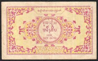 Francia Indokína/Kambodzsa 1953. 1P T:II