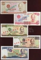 Vietnam 1987-88. 200D-5000D "SPECIMEN" (Minta) T:I