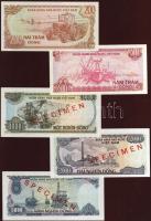 Vietnam 1987-88. 200D-5000D "SPECIMEN" (Minta) T:I