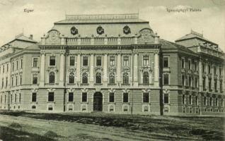 Eger, Igazságügyi palota; Wáhl Adolf kiadása (EK)