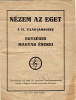 1933. Jamboree magyar énekei kottáskönyv / Notenbuch