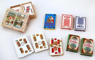 Kártya tétel: 9 pakli különféle kártya