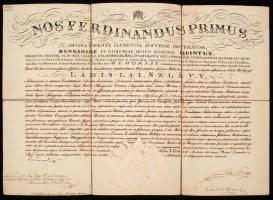 1836 V. Ferdinánd (1793-1875) Osztrák császár, magyar és cseh király, lombard-velencei király és Pál...