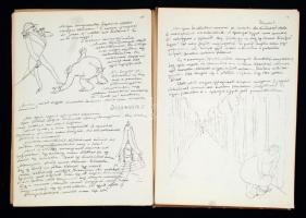 Gogol, Nyikolaj Vasziljevics: Egy őrült emlékiratai. Hasonmás kiadás. Illusztrálta és a szöveget kőr...