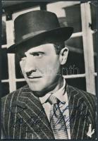 Paolo Stoppa (1906-1988)olasz színész aláírása egy őt ábrázoló fotón, 15x10cm / Signature of Paolo S...