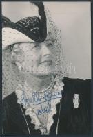 Honthy Hanna (1893-1978) Kossuth-díjas színművésznő, operettprimadonna, érdemes és kiváló művész alá...