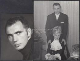 1964 Koncz Gábor(1938-) Kossuth- és Jászai Mari-díjas magyar színész aláírása az őt, valamint Sólyom...