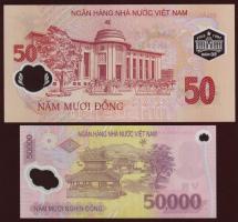 Vietnam 2001. 50D + 2003. 50.000D T:I