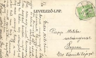 Modor, Leánynevelő intézet kertje / girl school, garden