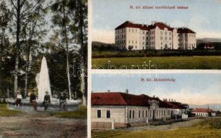 Stubnyafürdő, Tanítóképző intézet, járásbíróság; kiadja Kohn Edéné / teacher training school, court